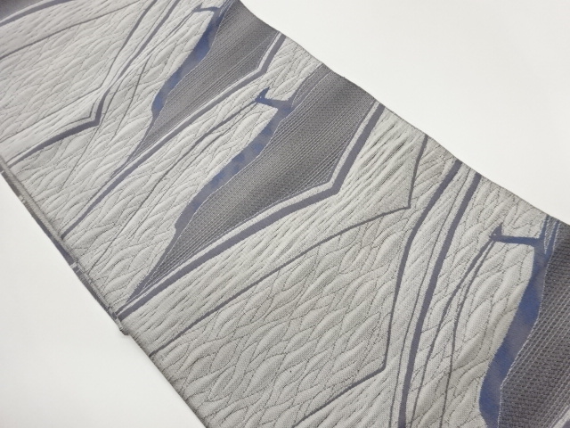 JAPANESE NAGOYA OBI / WOVEN ABSTRACT ANIMALS